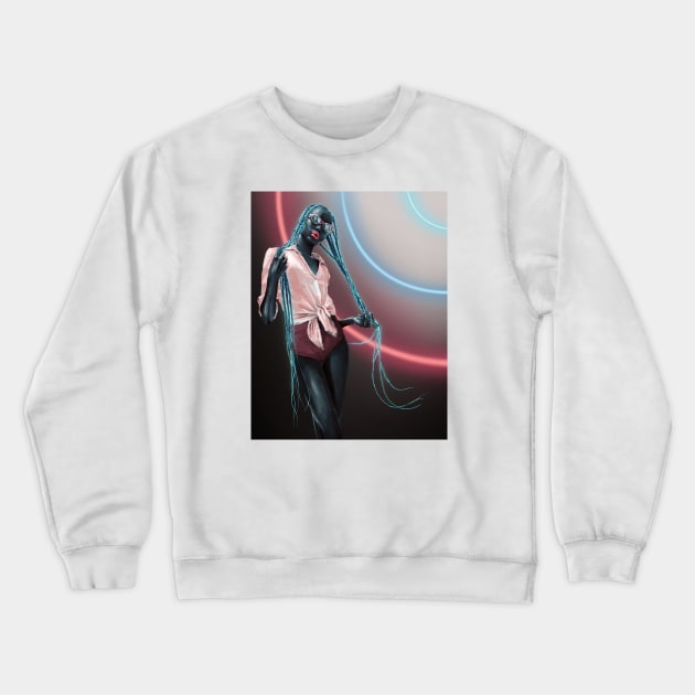 Neon Melanin Crewneck Sweatshirt by GingeraleArthaus